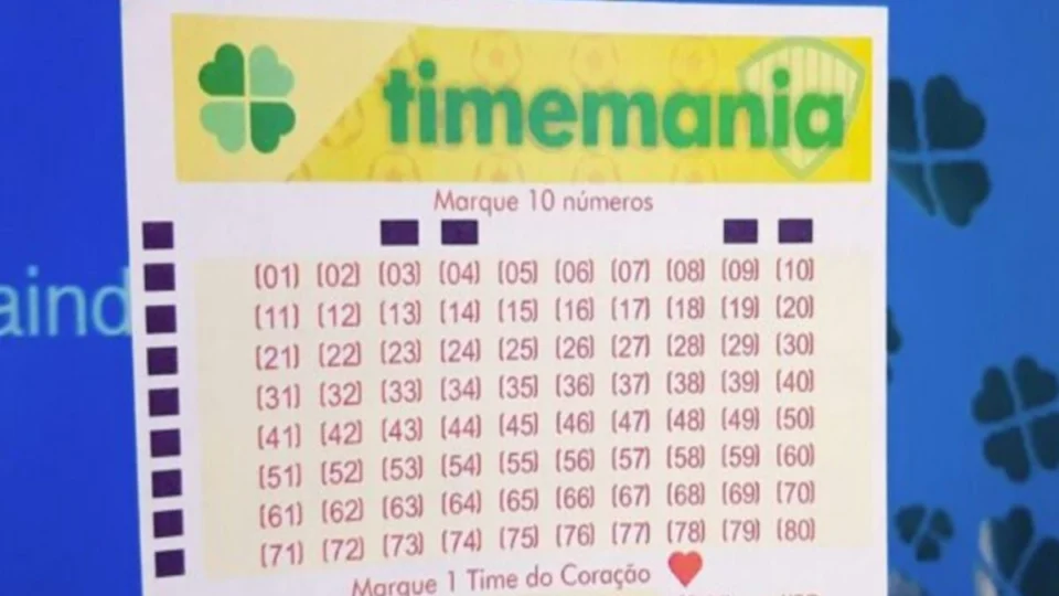 Timemania 2185: sem vencedor, prêmio atinge R$ 1,1 milhão