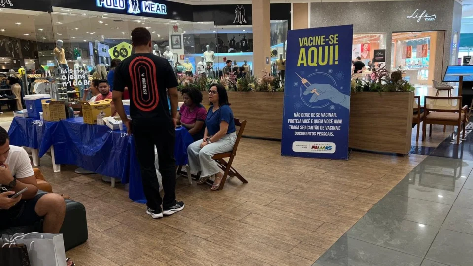 Shopping e feira terão pontos de vacinação neste final de semana em Palmas