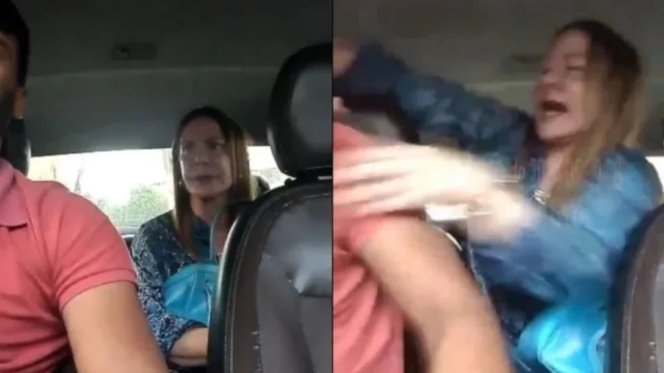 VÍDEO: motorista de aplicativo é agredido por passageira após se recusar a entrar em condomínio