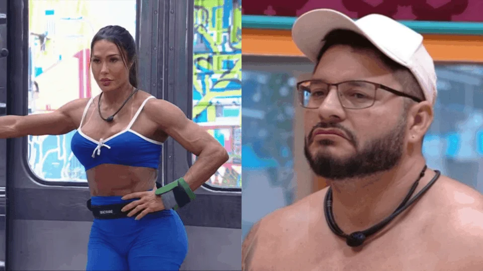 Climão no BBB 25? Gracyanne Barbosa rebate Marcelo após comentário sobre peso