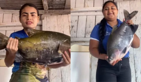 É de rio ou de viveiro? Influenciadora viraliza ao explicar diferença entre tambaquis; veja vídeo