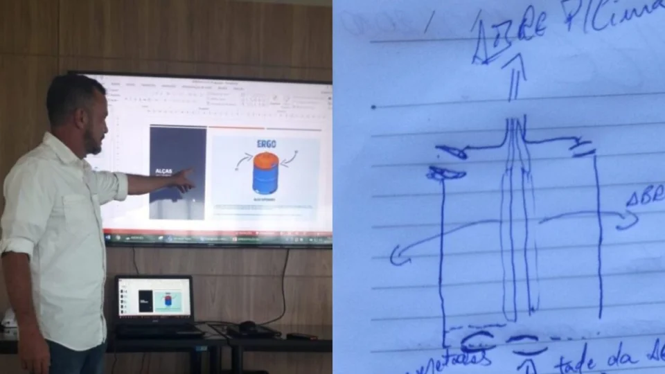Inédito! Homem surpreende ao criar tecnologia para manuseio de galão de água mineral no Acre