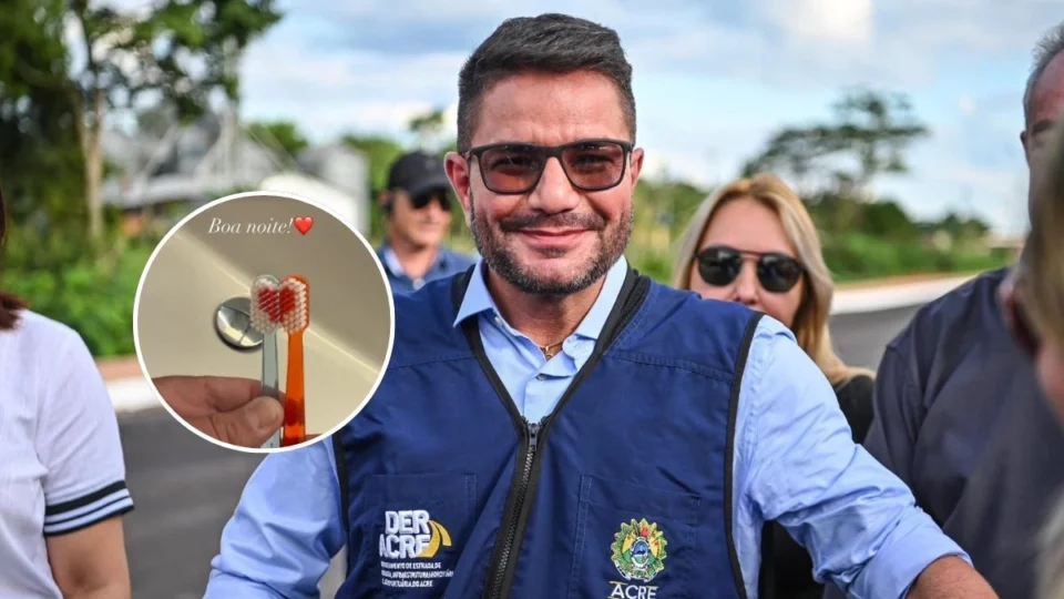 Governador do Acre compartilha foto romântica e rumores de novo affair agitam a web; confira