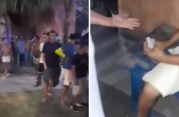 Pessoas fazem fila para ‘ganhar’ drogas durante Ano Novo na zona Sul de Manaus