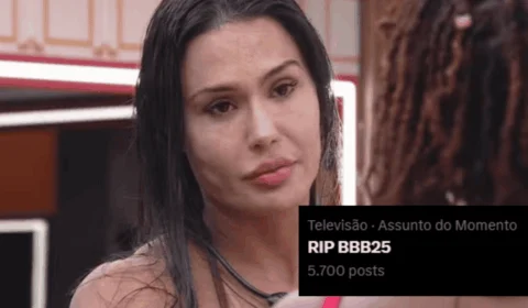 RIP BBB 25: usuários apontam ‘fracasso’ do Big Brother