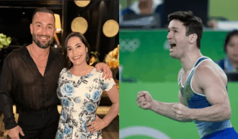 BBB 25: medalhista olímpico Diego Hypolito e irmã estão no Camarote