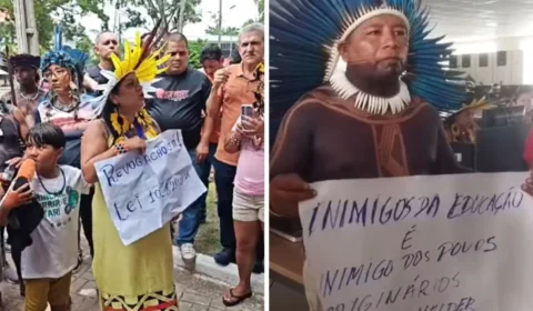Indígenas ocupam sede da Seduc no Pará em manifestação contra mudanças no ensino