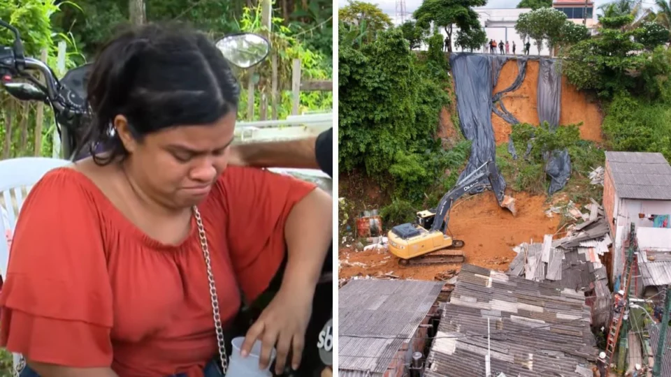 Mãe salva filho preso entre escombros após deslizamento em Manaus: ‘Não sei de onde tirei forças’