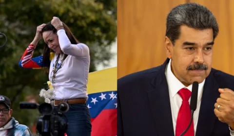 María Corina é ‘sequestrada’ após uma manifestação contra a posse de Maduro na Venezuela