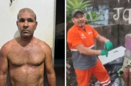 Suspeito de matar gari a facadas em Manaus é preso após fugir para o Pará