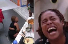 BBB 25: Camila faz xixi no chão da cozinha após ter crise de riso; veja vídeo
