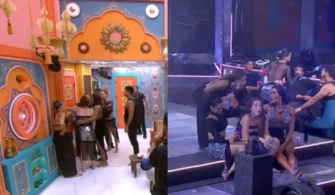 BBB 25: Raissa tem reação alérgica em festa e recebe atendimento médico no Confessionário