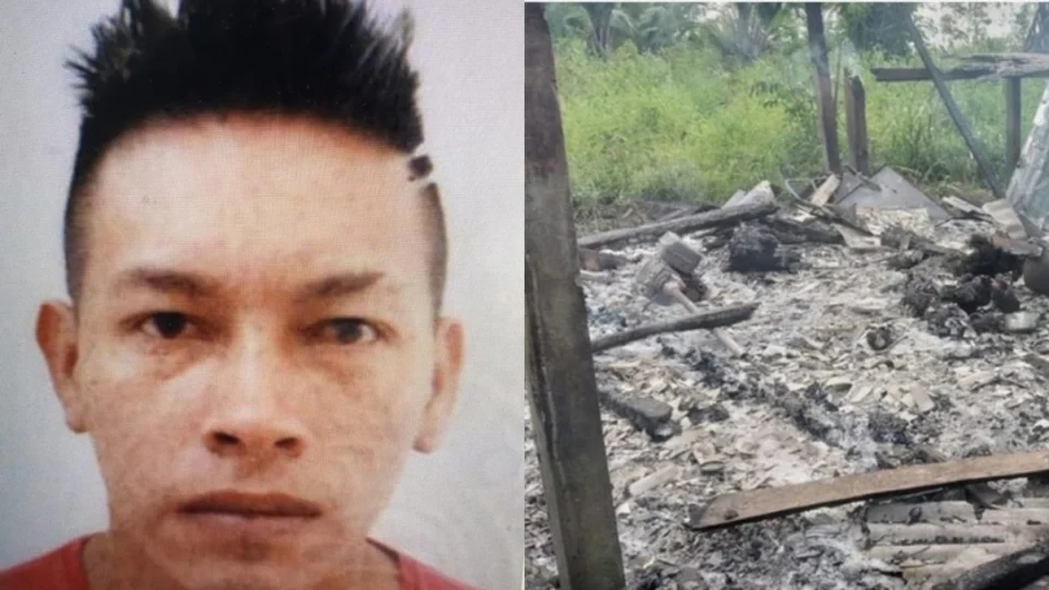 ‘China’ é preso por suspeita de matar e incendiar família no Amazonas
