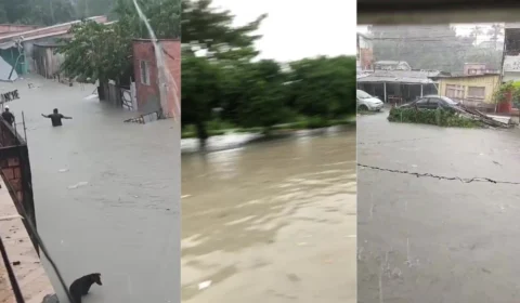 Temporal em Manaus: chuva deixa avenidas, ruas e casas alagadas nesta sexta-feira (24); veja vídeos