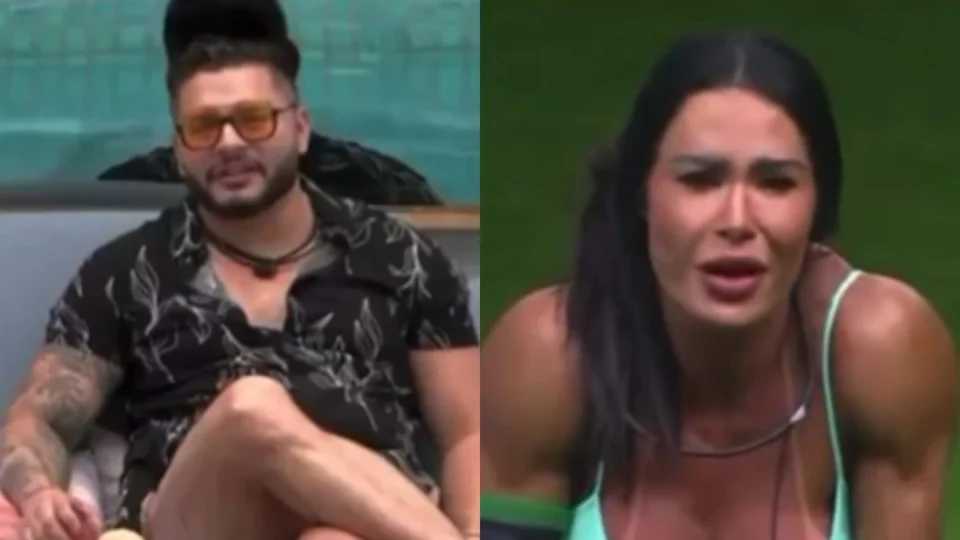Marcelo faz pergunta ousada para Gracyanne envolvendo Viviane e irrita web