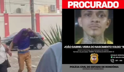 VÍDEO: membro de facção se entrega à polícia em Porto Velho