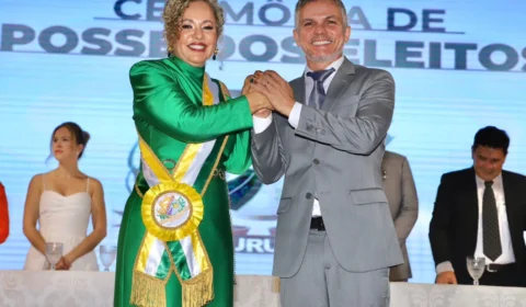 Josi Nunes e Adaliton Fonseca são empossados prefeita e vice em Gurupi