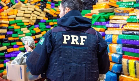 PRF atinge recorde histórico em apreensão de drogas em 2024
