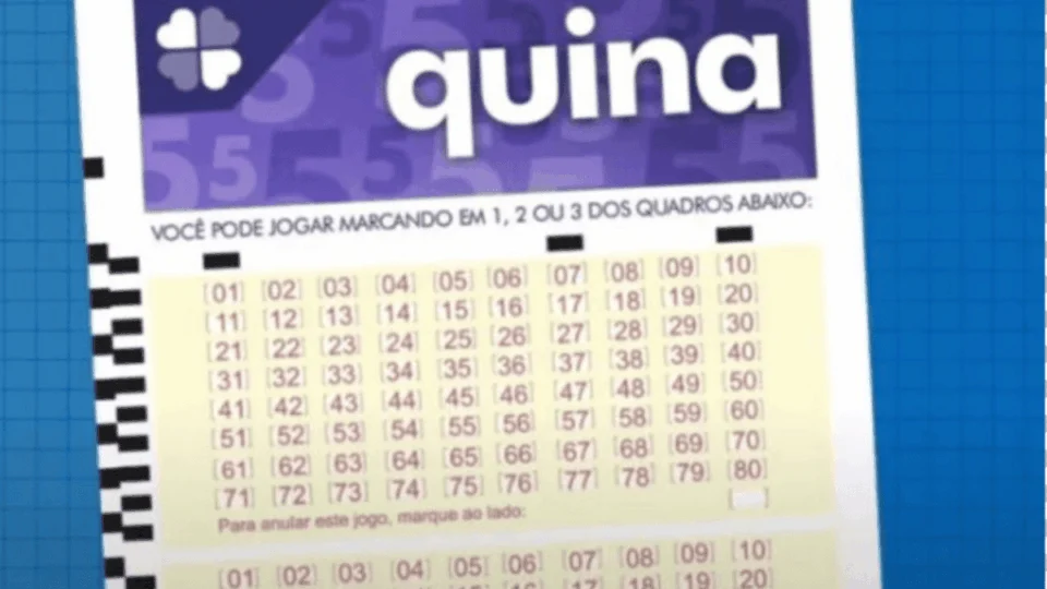 Resultado Quina de hoje (02/01): veja números sorteados no concurso 6621