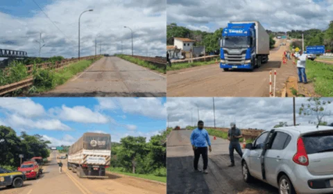 DNIT retira veículos que ficaram presos na Ponte JK entre o TO e MA