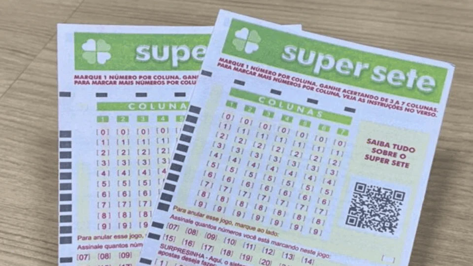 Super Sete de hoje, quarta-feira (08/01), concurso 642; prêmio chega a R$ 1,2 milhão