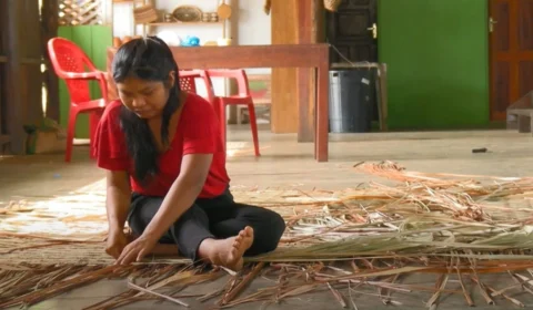 Artesãos Baré de Novo Airão mantêm viva arte ancestral com fibras de arumã