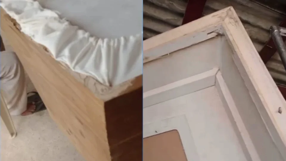 VÍDEO: Família denuncia condições inaceitáveis de caixão fornecido pelo Governo de Roraima: ‘Sofrimento triplo’