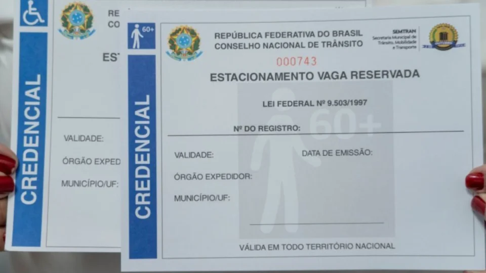 Credenciais de estacionamento para idosos e PcD podem ser emitidas online; saiba como