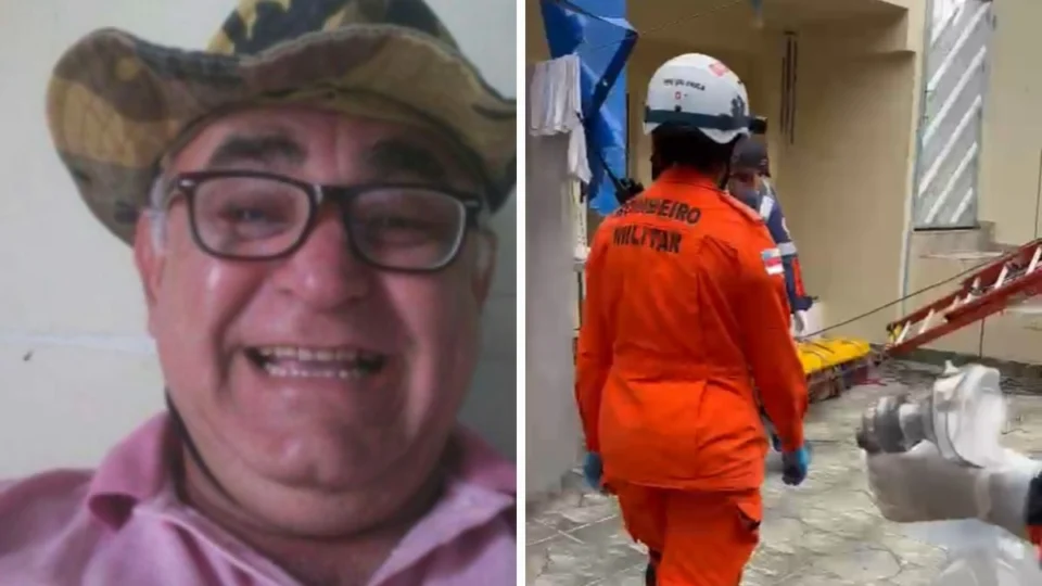 Vídeo de idoso que despencou em Manaus vira polêmica com piadas na web