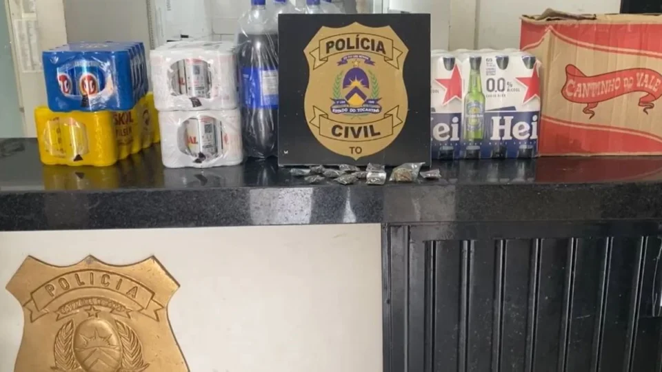 Homem é preso por tráfico de drogas, furto de cervejas e ar-condicionado em Araguaína