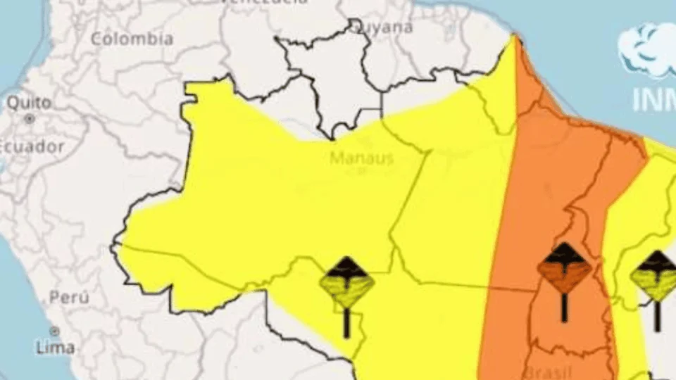 Inmet emite alerta amarelo para o Acre; entenda o aviso e como se preparar