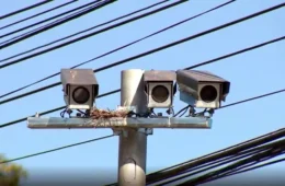 Câmeras de radares de velocidade são danificadas na avenida Autaz Mirim, em Manaus