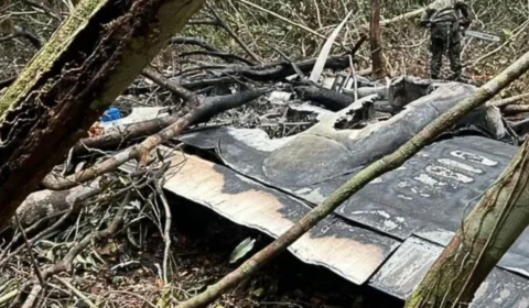 VÍDEO: FAB abate avião no Amazonas e traficantes morrem na queda
