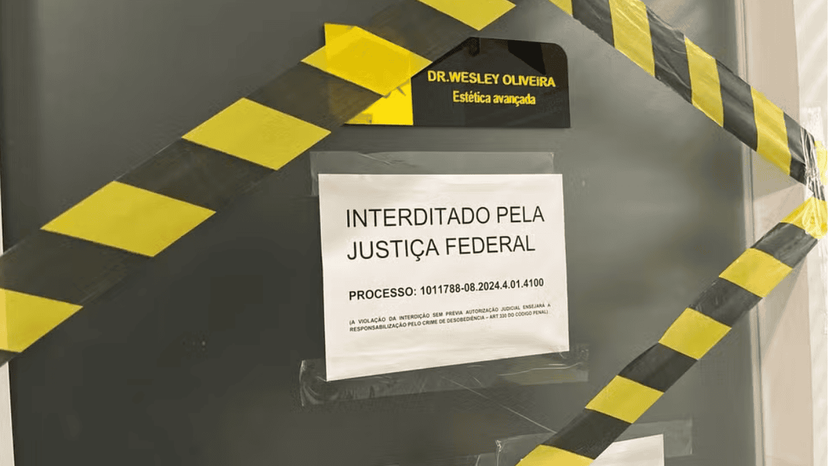 Polícia Federal interditou clínica em Rio Branco — Foto: Divulgação/ CRM-AC