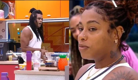 Diogo descobre beijo entre Aline e Thamiris no BBB 25; veja reação inusitada
