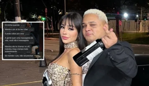 Esposa de MC Ryan acusa massagista amazonense de ‘segundas intenções’ em mensagens com funkeiro; veja prints