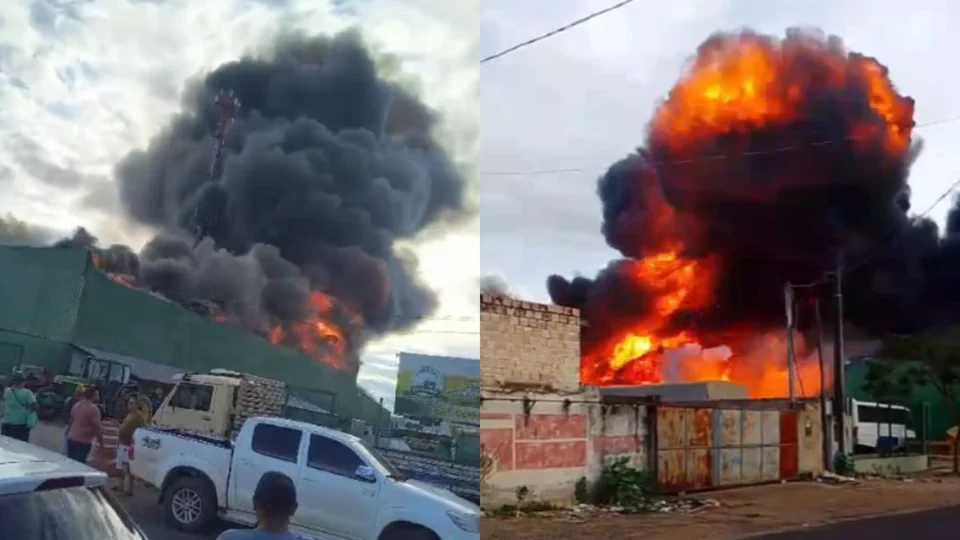 VÍDEO: incêndio atinge loja de autopeças no bairro do Pricumã, em Boa Vista