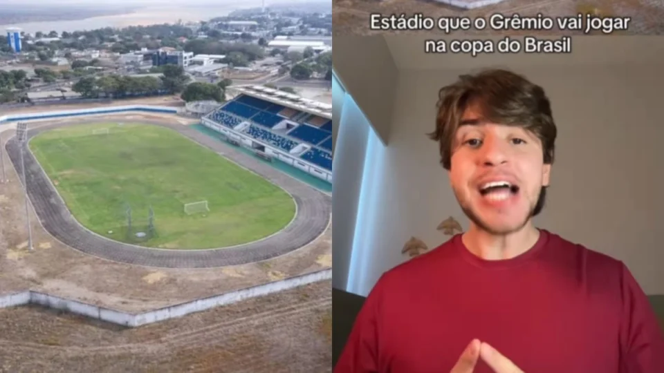Influenciador critica estádio ‘Canarinho’ em Boa Vista e web compra briga