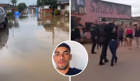 VÍDEO: influenciador denuncia agressão policial ao ser preso durante protesto contra alagamentos em Rio Branco