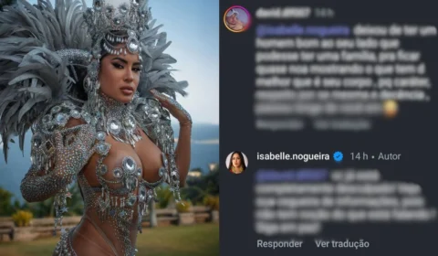 Isabelle rebate críticas sobre o seu corpo: ‘vai treinar pra ter um assim’