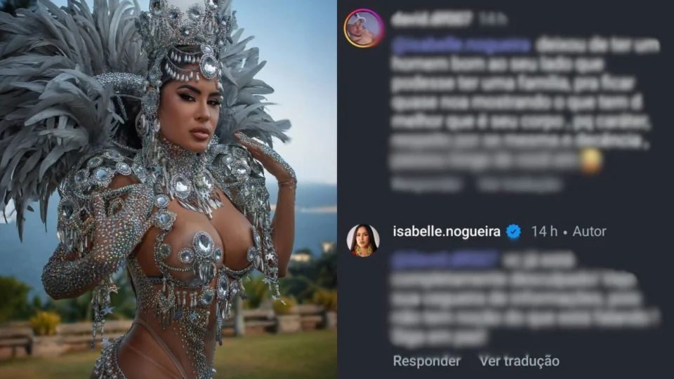 Isabelle rebate críticas sobre o seu corpo: ‘vai treinar pra ter um assim’