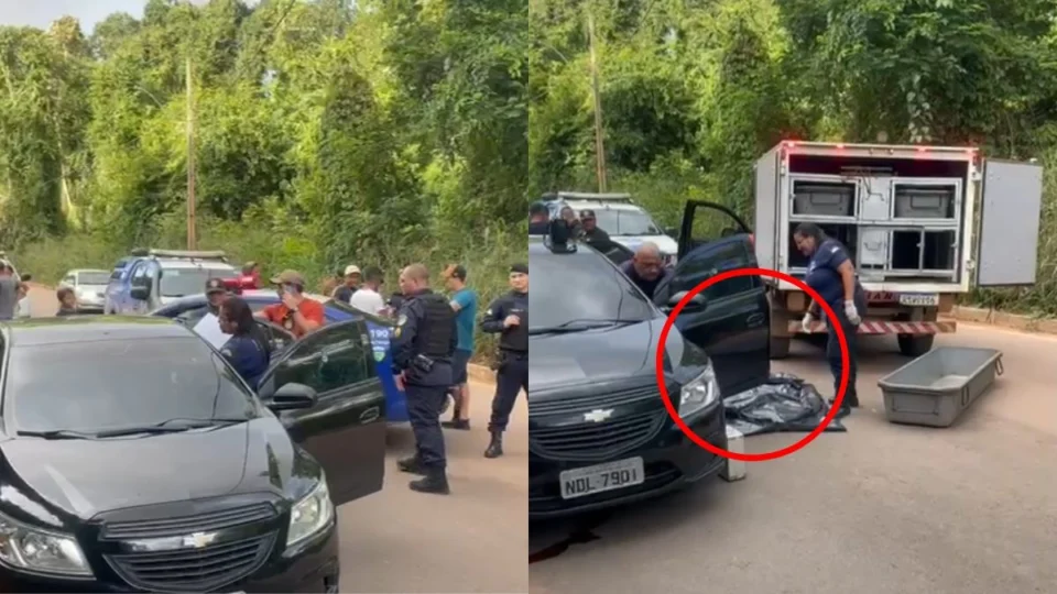 Mulher e homem são encontrados mortos a tiros dentro de carro em Porto Velho