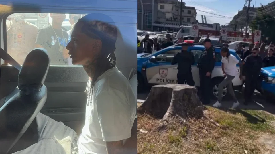 Oruam preso: veja vídeo do momento que rapper chega a delegacia no Rio de Janeiro
