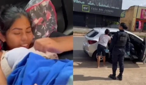 VÍDEO: mulher entra em trabalho de parto dentro de carro em Boa Vista e dá à luz a bebê