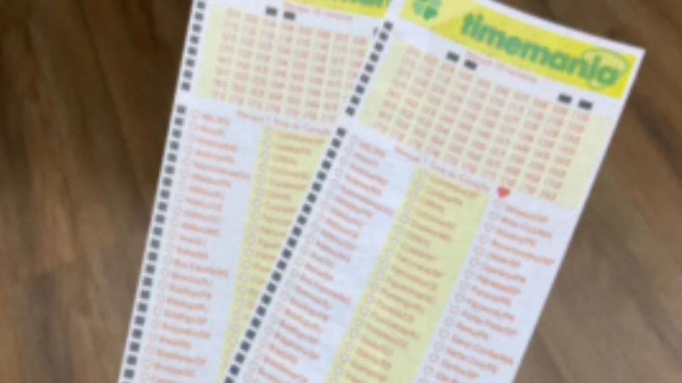 Timemania de hoje, terça-feira (04/02), concurso 2202; prêmio chega a R$ 2 milhões