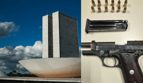Homem é preso ao tentar entrar armado na Câmara dos Deputados; veja