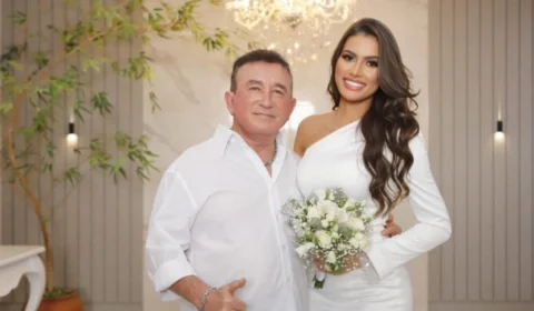 Do amor à união! Amado Batista e miss 50 anos mais nova oficializam casamento