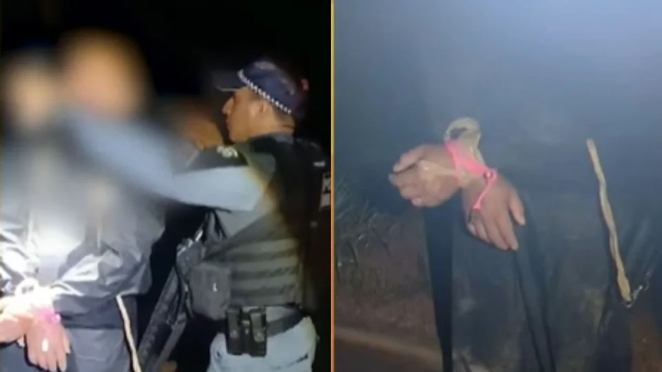 VÍDEO: homem é sequestrado, amarrado e abandonado na estrada no Amazonas