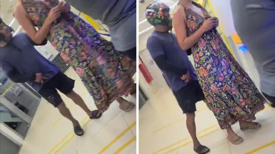 Mulher filma momento em que homem rouba clientes em agência bancária de Manaus; veja vídeo