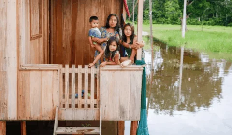 Sobe para 17 o número de famílias desabrigadas devido à enchente em Cruzeiro do Sul